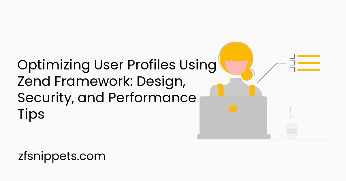 Optimizing User Profiles Using Zend Framework: Design, Security, and Performance Tips
